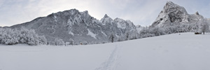 Panorama in front of the Mountain Hut "Branko Kotlajić" (VR)